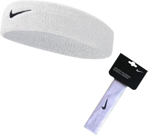 Nike Swoosh hoofdband Wit 